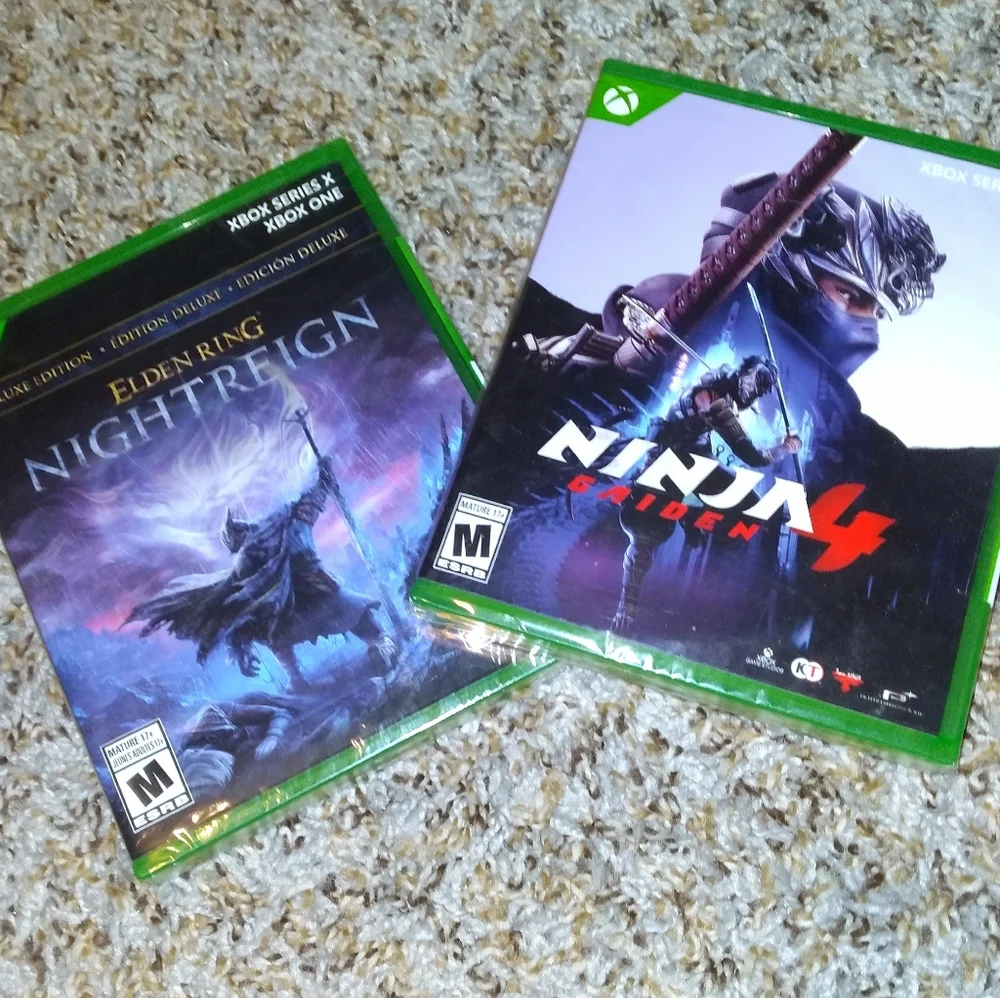 Elden Ring Night Reign Delx Edition/Ninja Gaiden 4 Xbox Series X Game Bundle